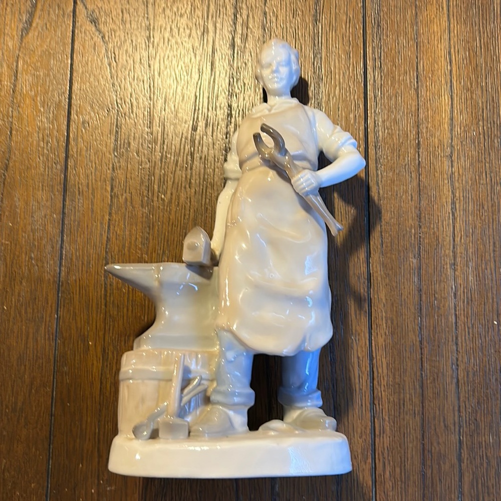 Vintage Japanese Porcelain Reproduction of “The Farrier”